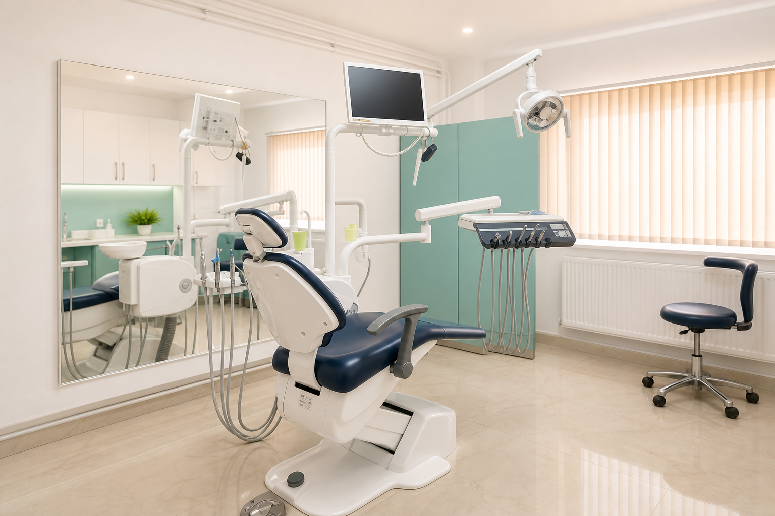 Interior cabinet stomatologic Dr. Simina Adelina — Corabia, Strada Cuza Vodă 46